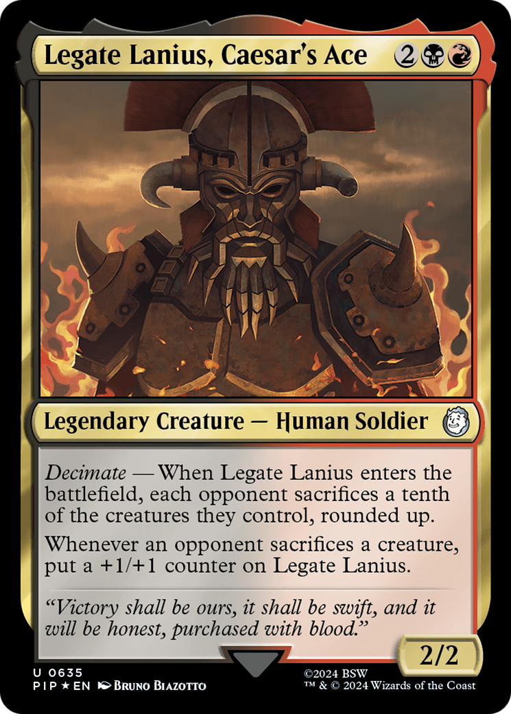 Legate Lanius, Caesar's Ace - Magic: The Gathering - MoxLand