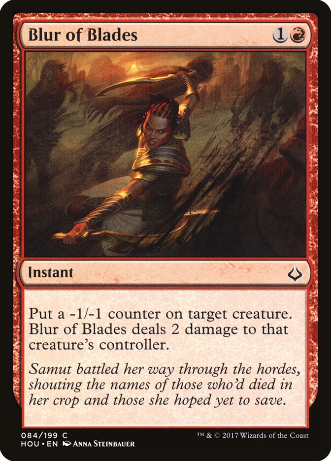 Borrão de Lâminas / Blur of Blades - Magic: The Gathering - MoxLand