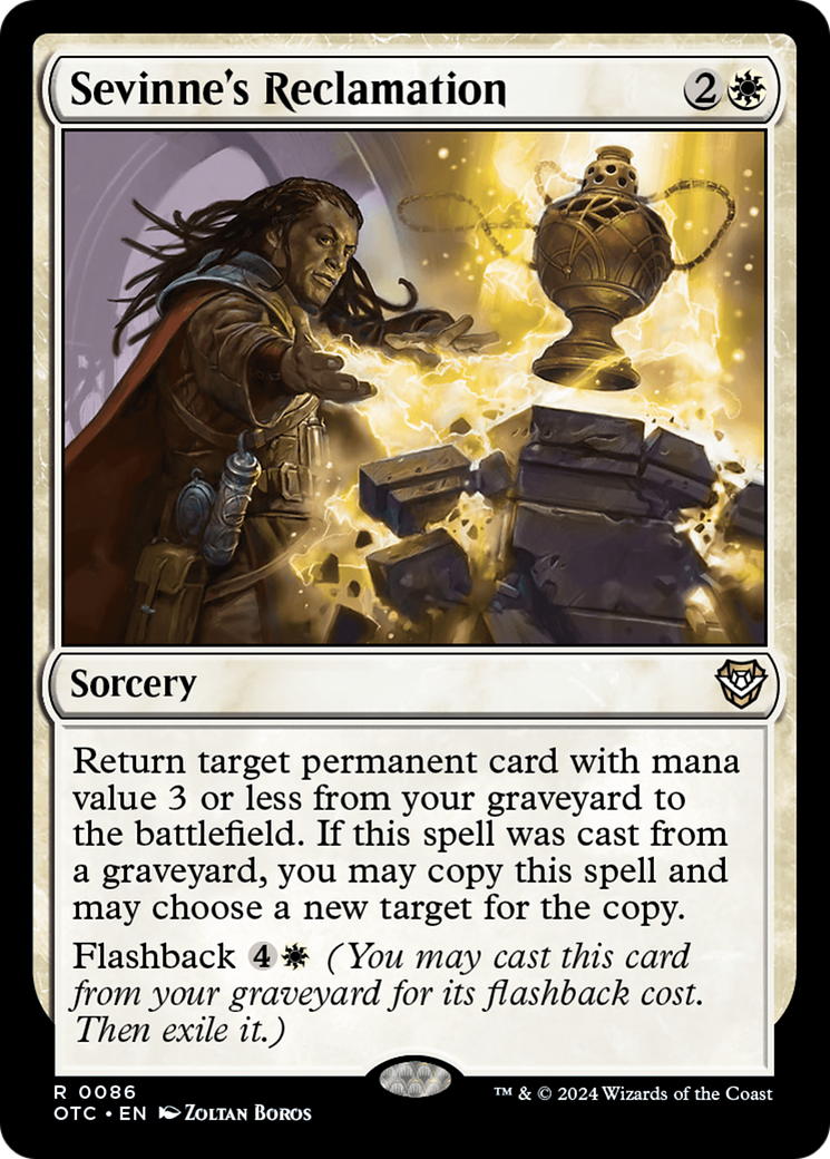 Reivindicação de Sevinne / Sevinne's Reclamation - Magic: The Gathering - MoxLand
