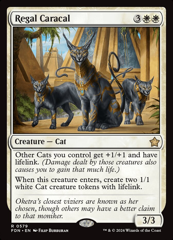 Caracal Régio / Regal Caracal - Magic: The Gathering - MoxLand