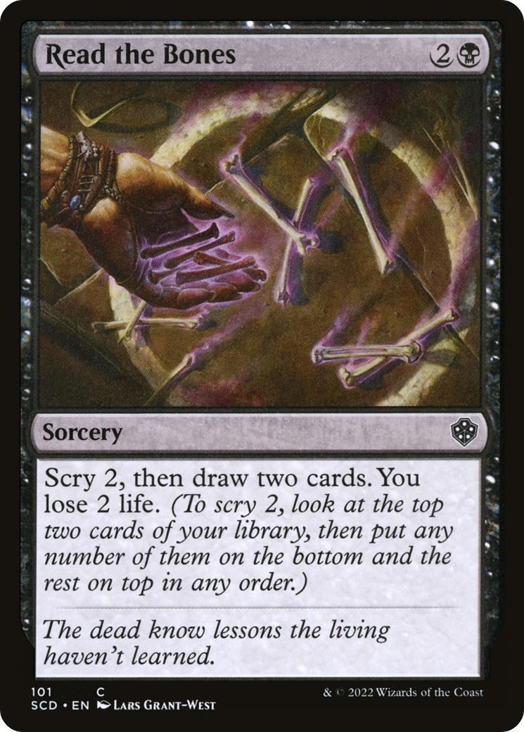 Leia os Ossos / Read the Bones - Magic: The Gathering - MoxLand