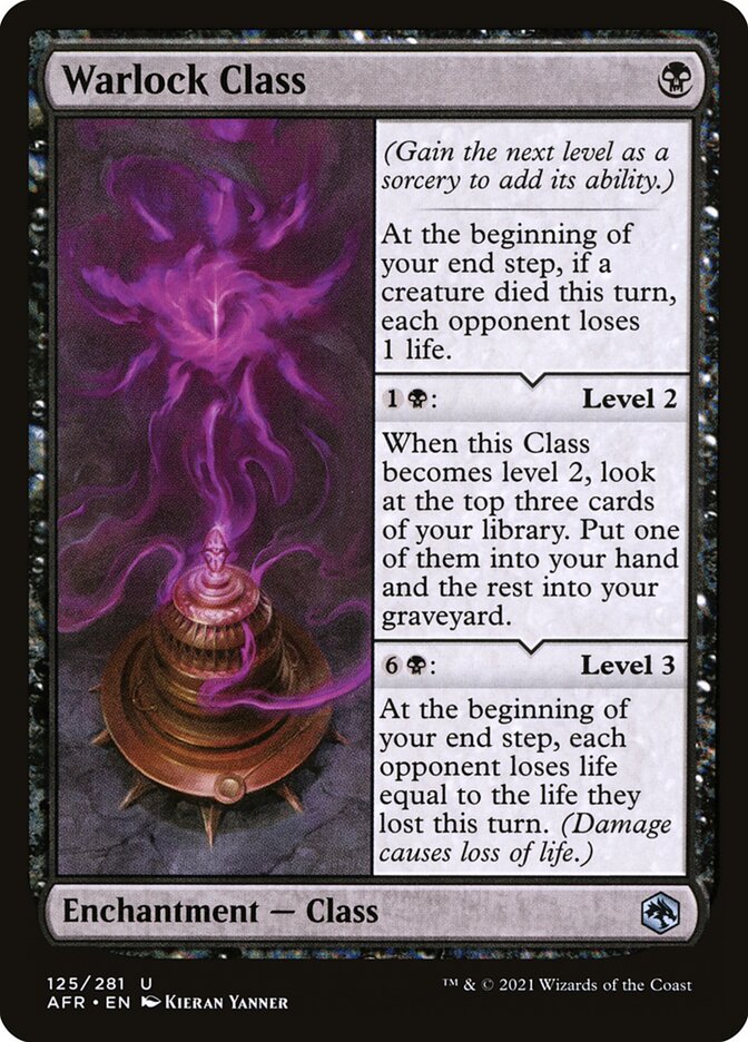 Classe: Bruxo / Warlock Class - Magic: The Gathering - MoxLand