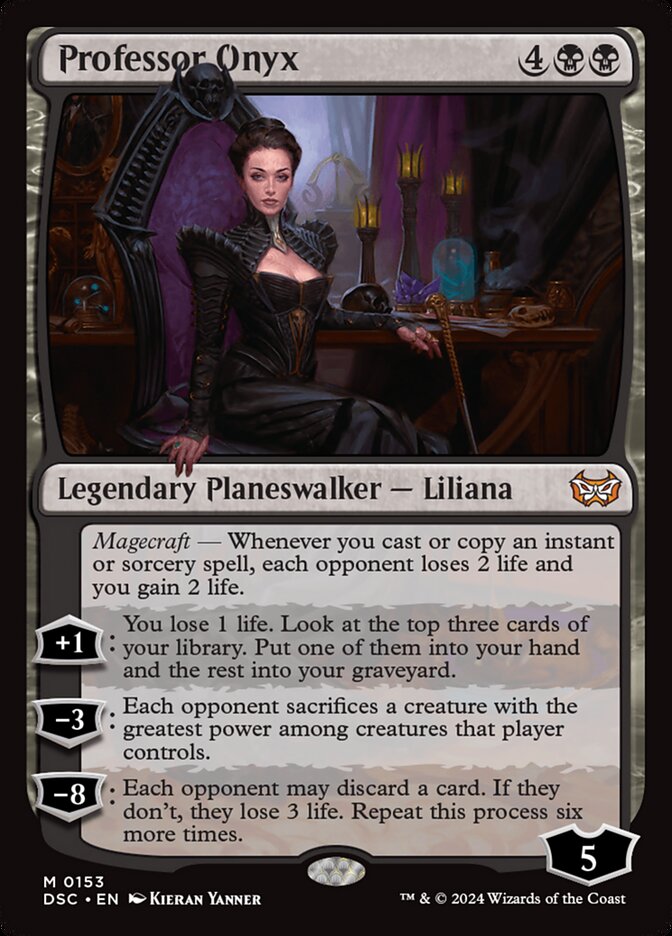 Professora Ônix / Professor Onyx - Magic: The Gathering - MoxLand