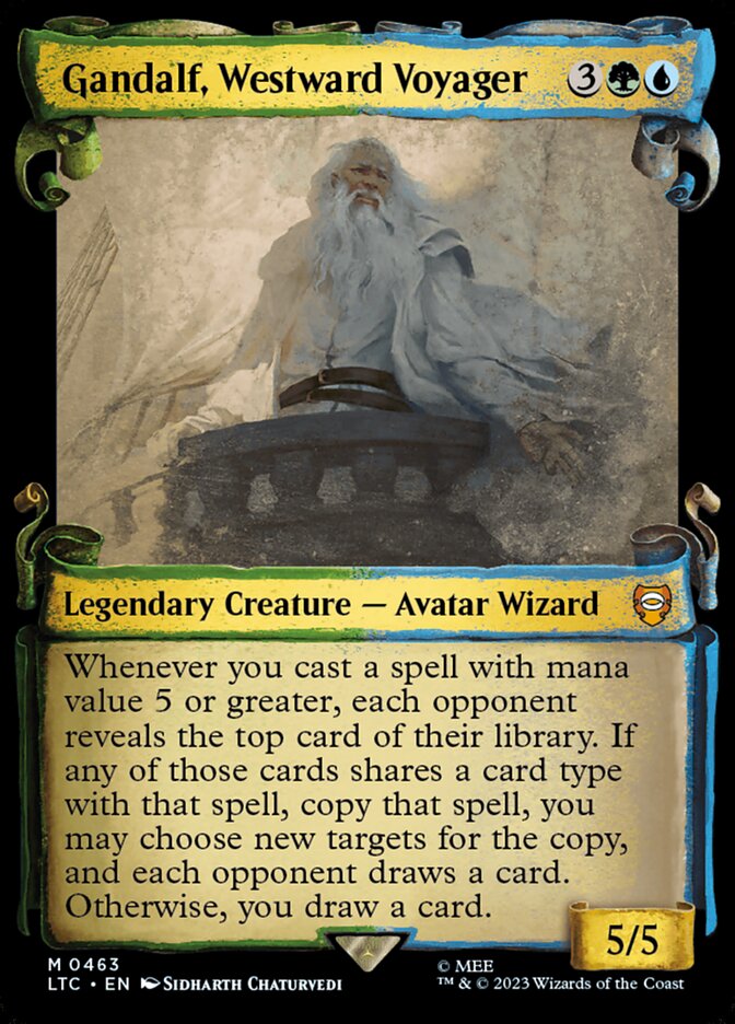 Gandalf, Viajante Rumo ao Oeste / Gandalf, Westward Voyager - Magic: The Gathering - MoxLand