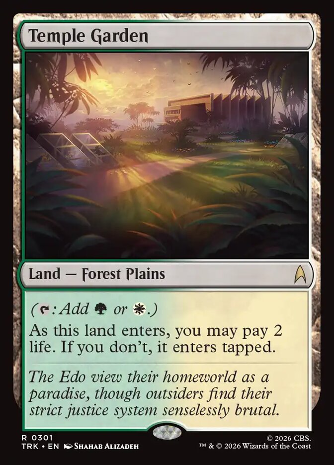 Jardim do Templo / Temple Garden - Magic: The Gathering - MoxLand