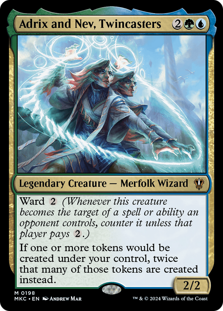 Adrix e Nev, Conjuradores Gêmeos / Adrix and Nev, Twincasters - Magic: The Gathering - MoxLand