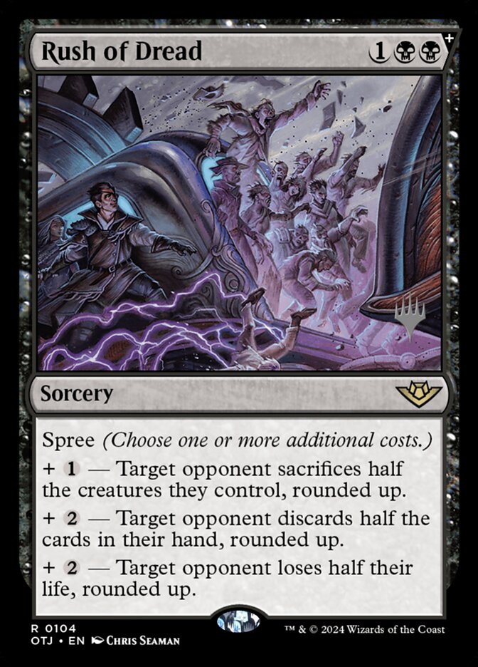 Ímpeto de Pavor / Rush of Dread - Magic: The Gathering - MoxLand