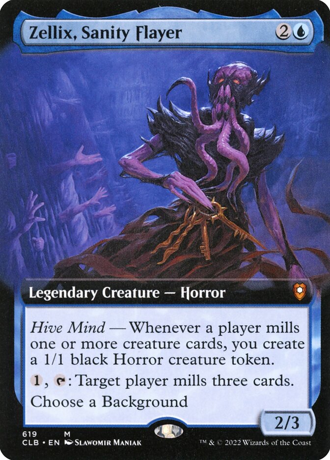 Zellix, Esfolador da Sanidade / Zellix, Sanity Flayer - Magic: The Gathering - MoxLand