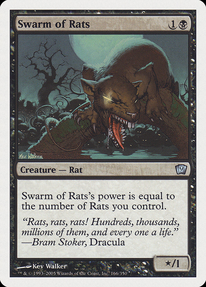Rataria / Swarm of Rats - Magic: The Gathering - MoxLand