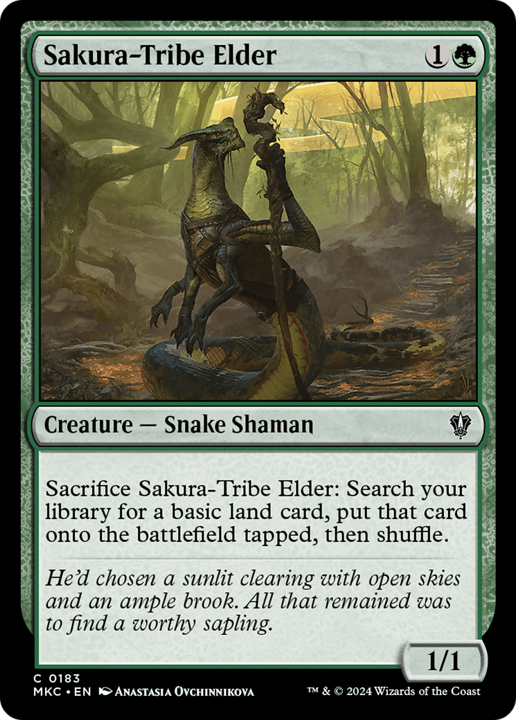 Ancião da Tribo Sakura / Sakura-Tribe Elder - Magic: The Gathering - MoxLand