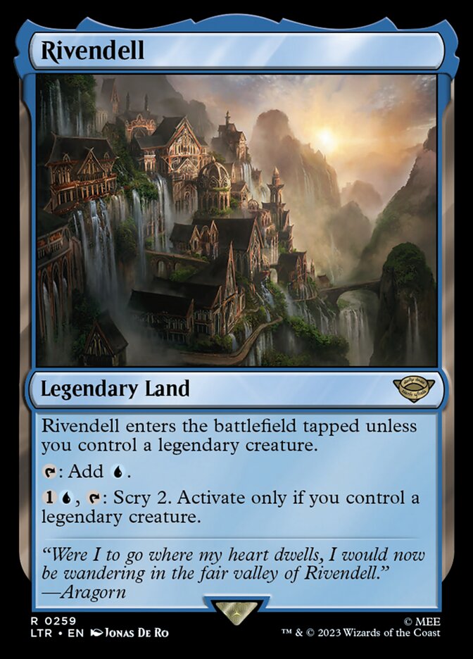 Valfenda / Rivendell - Magic: The Gathering - MoxLand