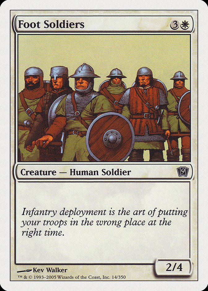 Soldados a Pé / Foot Soldiers - Magic: The Gathering - MoxLand