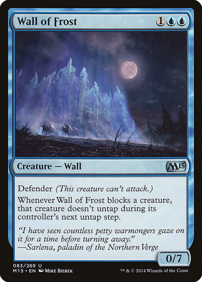 Barreira Congelada / Wall of Frost - Magic: The Gathering - MoxLand