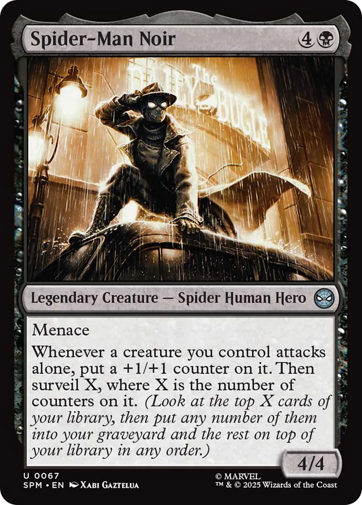 Spider-Man Noir - Magic: The Gathering - MoxLand
