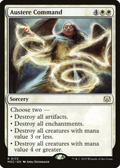 Comando Austero / Austere Command - Magic: The Gathering - MoxLand