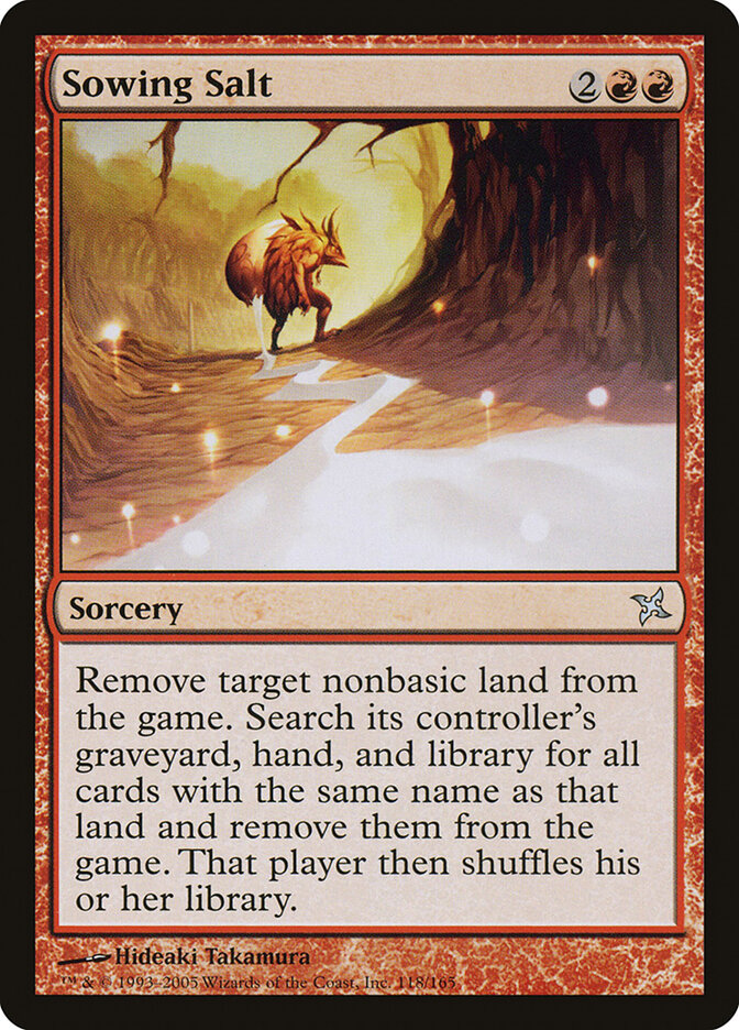 Semear Sal / Sowing Salt - Magic: The Gathering - MoxLand
