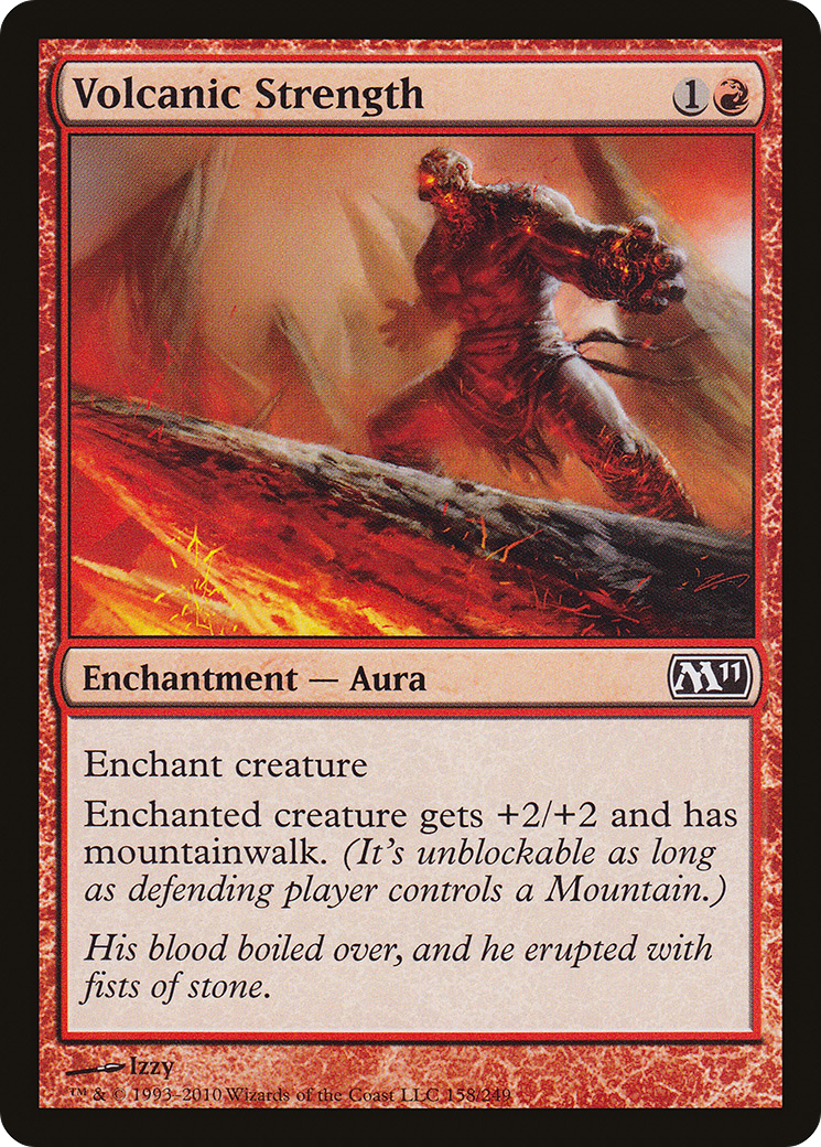 Força Vulcânica / Volcanic Strength - Magic: The Gathering - MoxLand