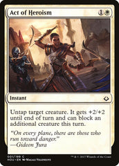 Ato de Heroísmo / Act of Heroism - Magic: The Gathering - MoxLand
