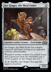 Syr Gengibra, Finalizadora de Refeições / Syr Ginger, the Meal Ender - Magic: The Gathering - MoxLand