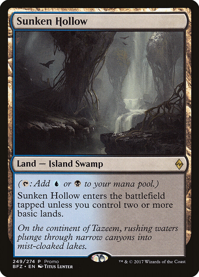 Vale Afundado / Sunken Hollow - Magic: The Gathering - MoxLand