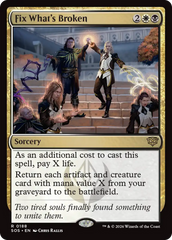Fix What's Broken - Magic: The Gathering - MoxLand