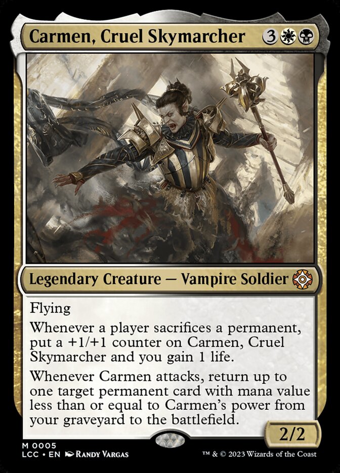 Carmen, Marchadora Celeste Cruel / Carmen, Cruel Skymarcher - Magic: The Gathering - MoxLand