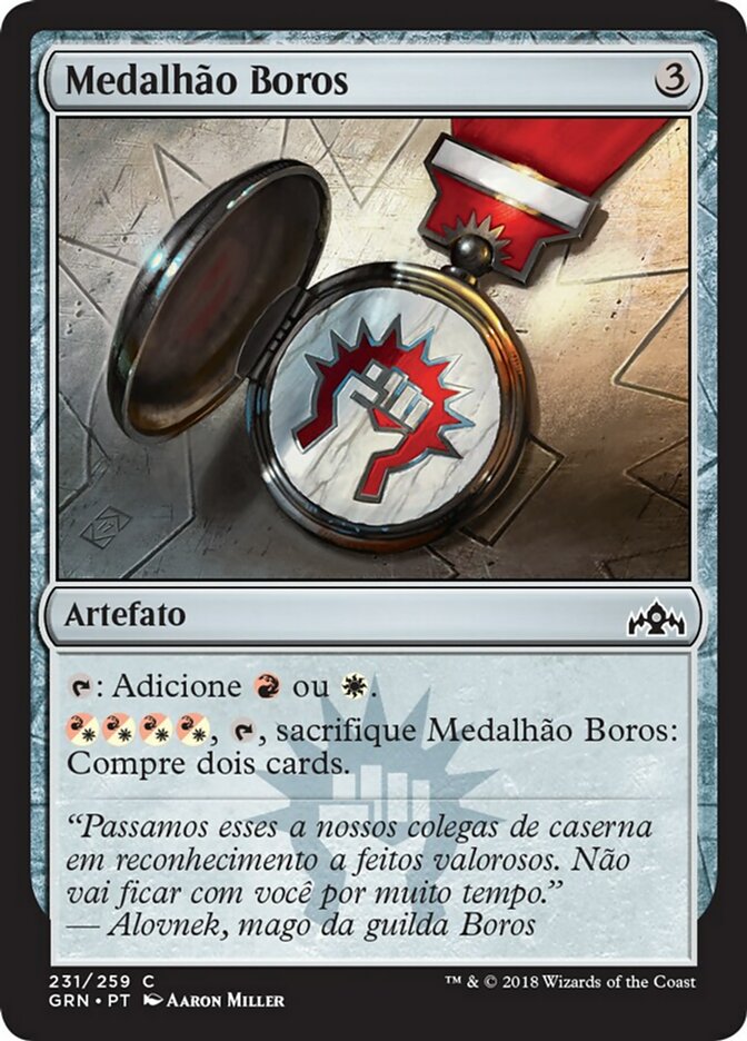 Medalhão Boros / Boros Locket - Magic: The Gathering - MoxLand