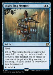 Placas de Desorientação / Misleading Signpost - Magic: The Gathering - MoxLand