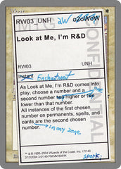 Look at Me, I'm R&D - Magic: The Gathering - MoxLand