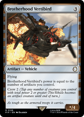 Brotherhood Vertibird - Magic: The Gathering - MoxLand