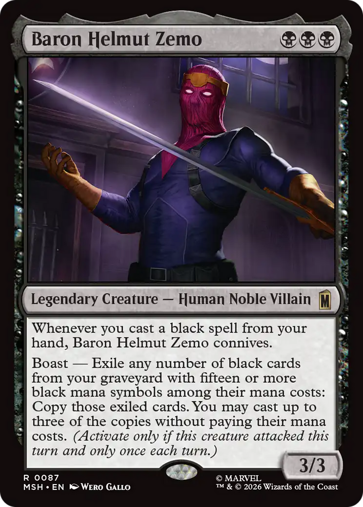 Baron Helmut Zemo - Magic: The Gathering - MoxLand