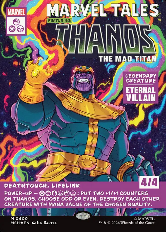 Thanos, the Mad Titan - Magic: The Gathering - MoxLand