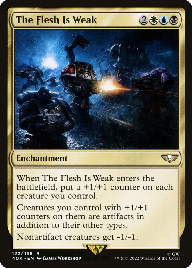 A Carne É Fraca / The Flesh Is Weak - Magic: The Gathering - MoxLand