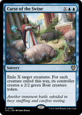 Maldição do Suíno / Curse of the Swine - Magic: The Gathering - MoxLand