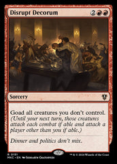 Quebrar o Decoro / Disrupt Decorum - Magic: The Gathering - MoxLand