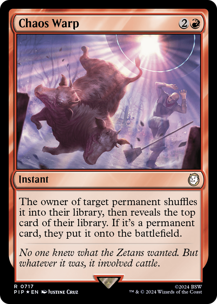 Distorção Caótica / Chaos Warp - Magic: The Gathering - MoxLand