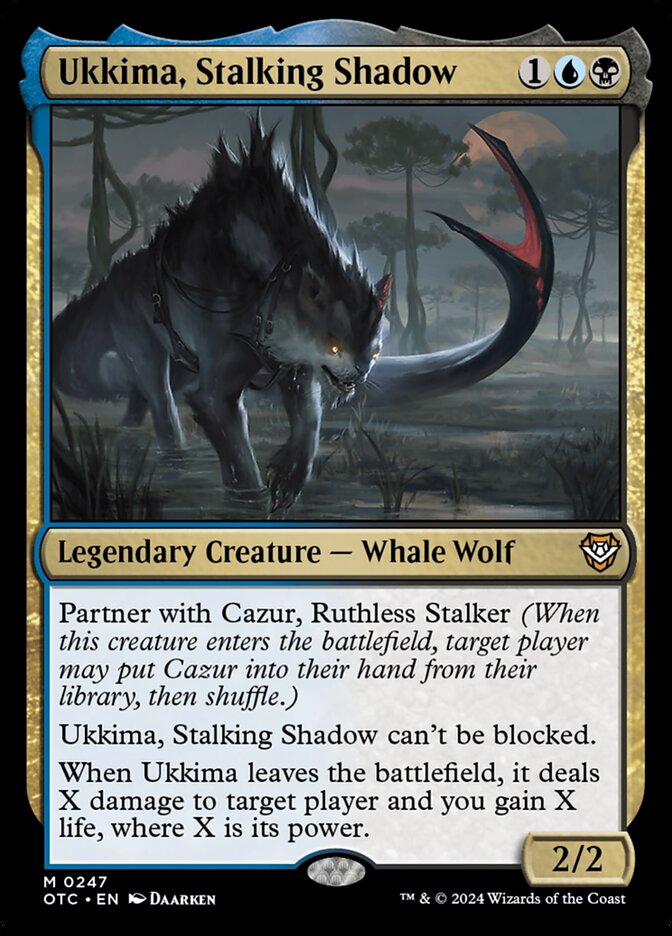 Ukkima, Sombra Espreitadora / Ukkima, Stalking Shadow - Magic: The Gathering - MoxLand