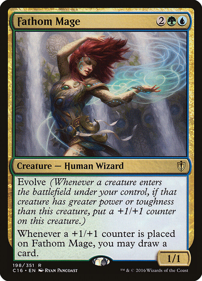Mago da Compreensão / Fathom Mage - Magic: The Gathering - MoxLand