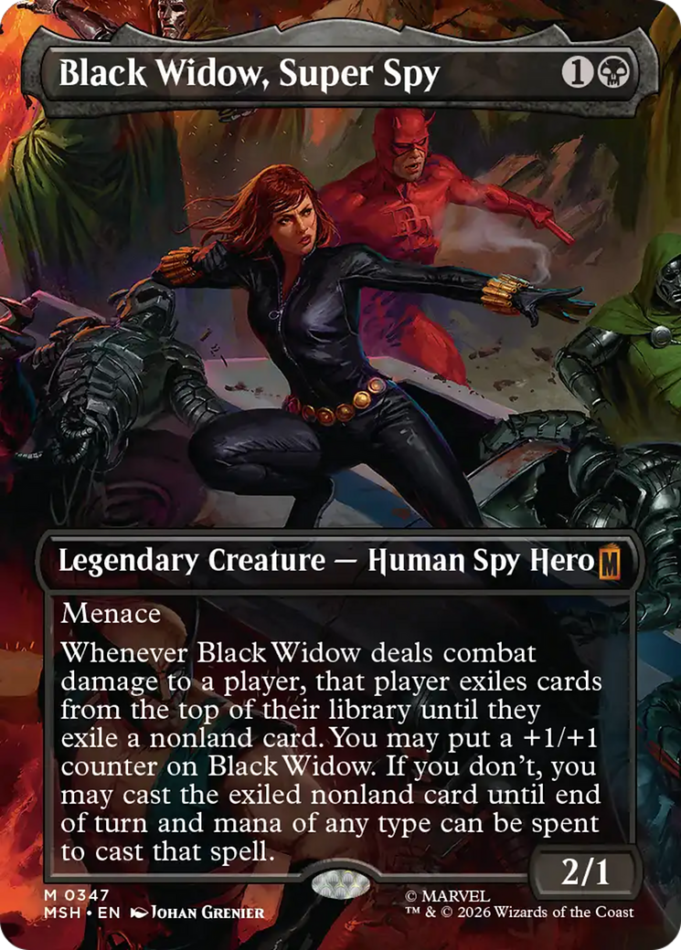 Black Widow, Super Spy - Magic: The Gathering - MoxLand