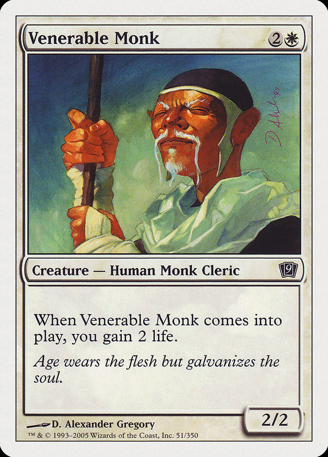 Monge Venerável / Venerable Monk - Magic: The Gathering - MoxLand