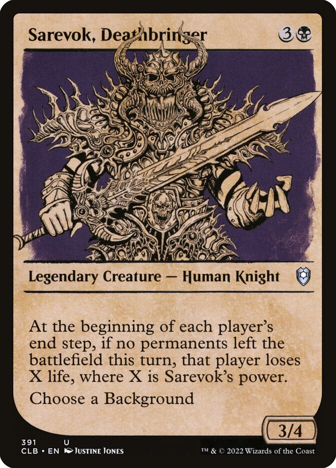 Sarevok, Fatífero / Sarevok, Deathbringer - Magic: The Gathering - MoxLand