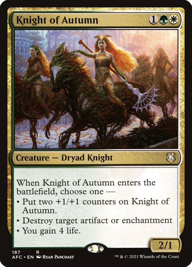 Cavaleira do Outono / Knight of Autumn - Magic: The Gathering - MoxLand