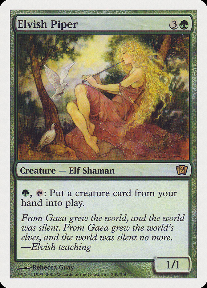 Elfo Flautista / Elvish Piper - Magic: The Gathering - MoxLand