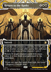 Retornar às Fileiras / Return to the Ranks - Magic: The Gathering - MoxLand