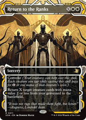 Retornar às Fileiras / Return to the Ranks - Magic: The Gathering - MoxLand