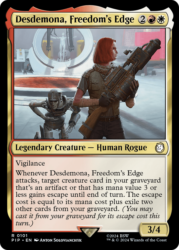 Desdemona, Freedom's Edge - Magic: The Gathering - MoxLand