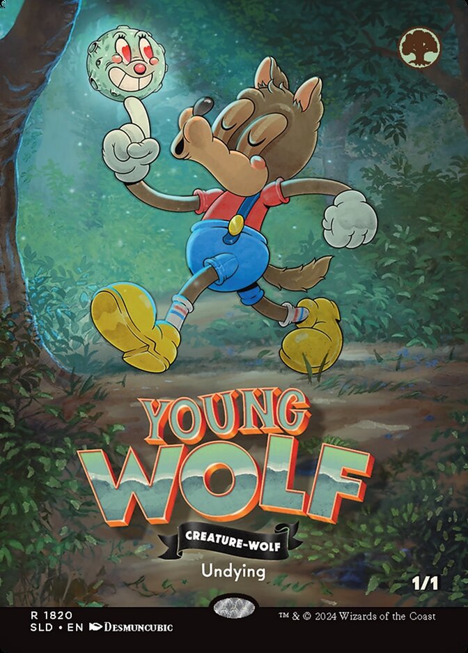 Lobo Jovem / Young Wolf - Magic: The Gathering - MoxLand