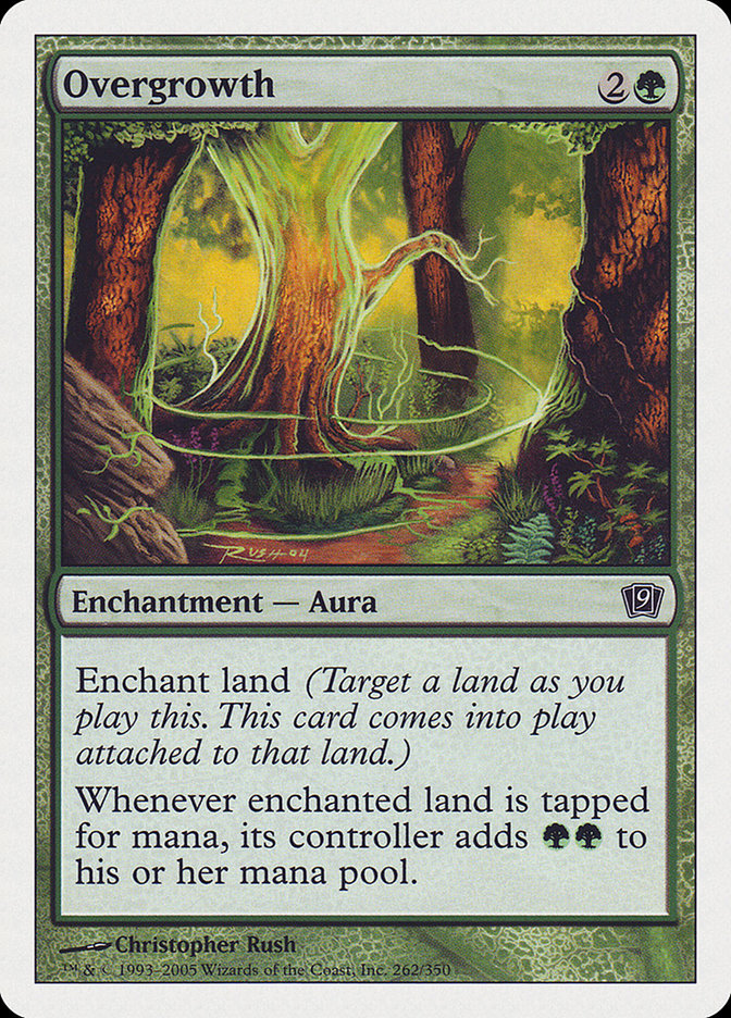 Vegetação Exuberante / Overgrowth - Magic: The Gathering - MoxLand