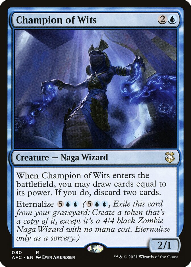 Campeã do Raciocínio / Champion of Wits - Magic: The Gathering - MoxLand