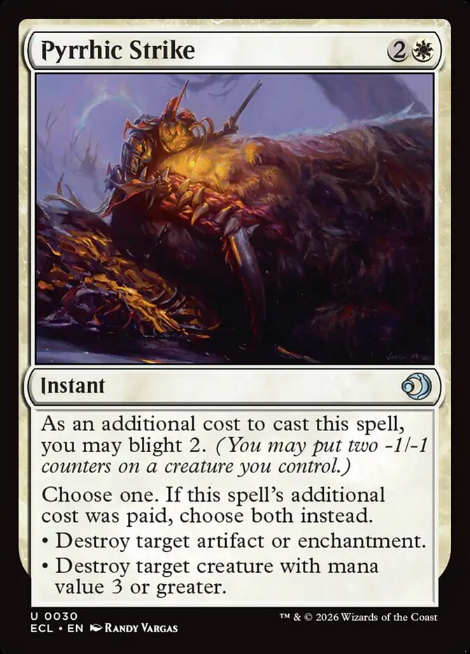 Ataque Pírrico / Pyrrhic Strike - Magic: The Gathering - MoxLand